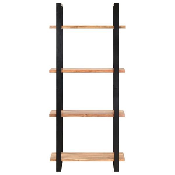 vidaXL 4-Tier Bookcase 80x40x180 cm Solid Acacia Wood