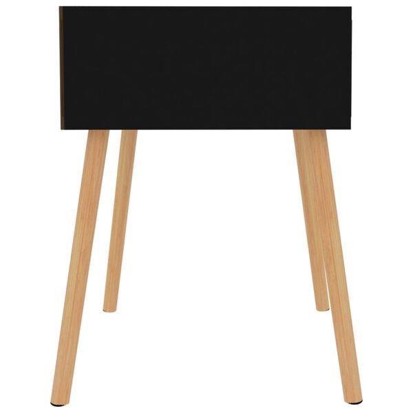 vidaXL Bedside Cabinets 2 pcs Black 40x40x56 cm Engineered Wood