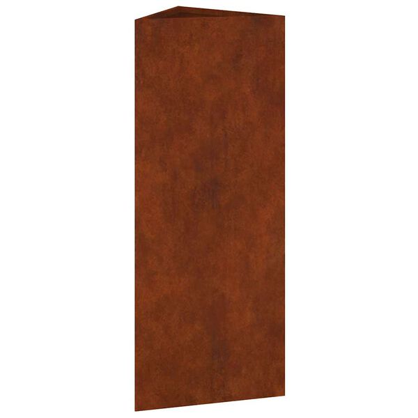 vidaXL Garden Planter 30x26x75 cm Corten Steel