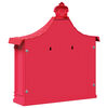 vidaXL Wall Mounted Mailbox Red 40.5 x 16 x 45 cm Cast Aluminum