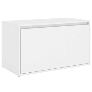vidaXL Hall Bench 80x40x45 cm White Engineered Wood