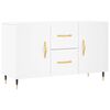 vidaXL Sideboard White 100x36x60 cm Engineered Wood