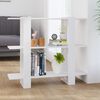 vidaXL Book Cabinet/Room Divider White 100x30x87 cm