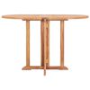 vidaXL 5 Piece Folding Outdoor Dining Set Solid Teak Wood