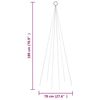 vidaXL Christmas Tree on Flagpole Cold white 108 LEDs 180 cm
