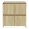 vidaXL Sideboard Sonoma Oak 70x41x75 cm Engineered Wood