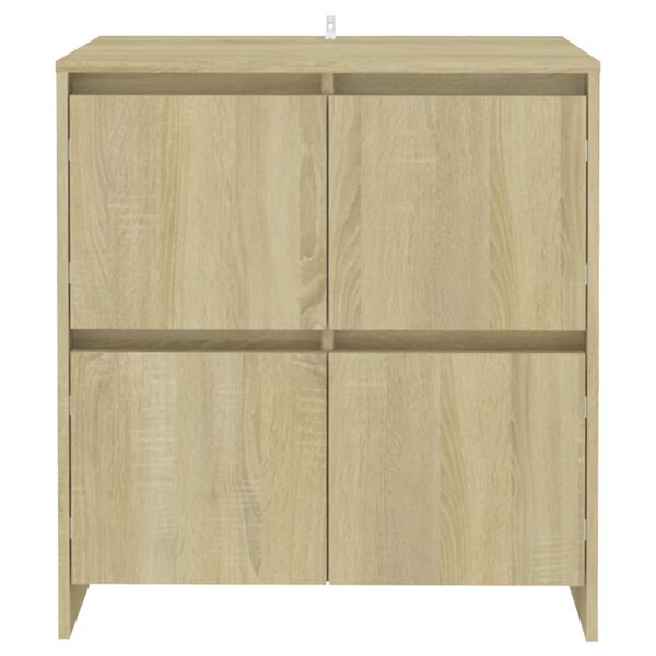 vidaXL Sideboard Sonoma Oak 70x41x75 cm Engineered Wood