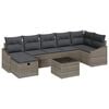 vidaXL Sofa Set 8 pcs Poly Rattan