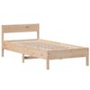 vidaXL Bed Frame without Mattress 90x190 cm Single Solid Wood Pine