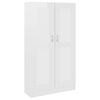vidaXL Book Cabinet High Gloss White 82,5x30,5x150 cm Engineered Wood