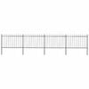 vidaXL Garden Fence | Steel | Sturdy | Rectangular | Modern