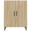 vidaXL Sideboard Sonoma Oak 70x34x90 cm Engineered Wood