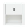 vidaXL Wall Cabinet White 80x33x80 cm Engineered Wood