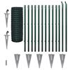 vidaXL Euro Fence Steel 25x1.2 m Green