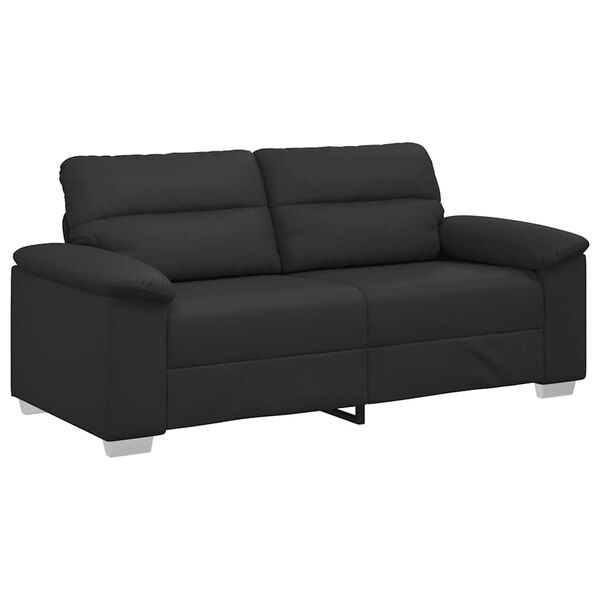 vidaXL 2-Seater Sofa&nbsp;Black 180x81x84 cm Faux Leather