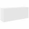 vidaXL Bathroom Wall Cabinet White 100x25x40 cm Engineered Wood