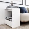 vidaXL Side Table White 50x26x50 cm Engineered Wood