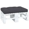 vidaXL Pallet Cushion Anthracite 120x80x12 cm Fabric