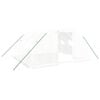 vidaXL Greenhouse with Steel Frame White 16 m&sup2; 4x4x2 m