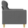 vidaXL 2-Seater Sofa Dark Grey 120 cm Fabric