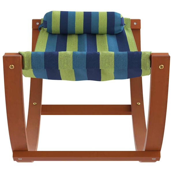 vidaXL Rocking Hammock for Kids Blue and Green Fabric