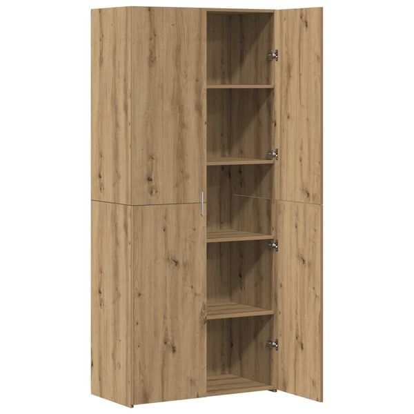vidaXL Highboard 2 pcs Artisan Oak 80 x 42 x 185 cm