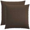 vidaXL Throw Pillow 2 pcs HEERLEN Taupe 60 x 60 cm Fabric