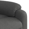 vidaXL Massage Recliner Chair Dark Grey Fabric