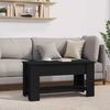 vidaXL Coffee Table Black 101x49x52 cm Engineered Wood