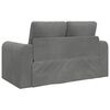 vidaXL Sofa Bed 60cm Dark Grey Velvet