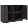 vidaXL Sideboard Black 99x39x73 cm Steel
