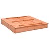vidaXL Sandbox | Natural wood | Fir wood | Medium | Foldable | Sandbox