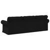 vidaXL Sofa 210cm Black Metal