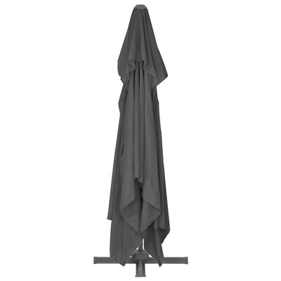 vidaXL Cantilever Umbrella with Aluminium Pole 400x300 cm Anthracite