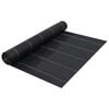 vidaXL Weed Membrane | Black with green stripes | Polypropylene | 1x50 metres