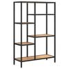 vidaXL Book Shelf 80x30x120 cm Steel and Engineered Wood