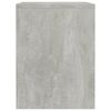 vidaXL Bedside Cabinet Concrete Grey 40x30x40 cm Engineered Wood
