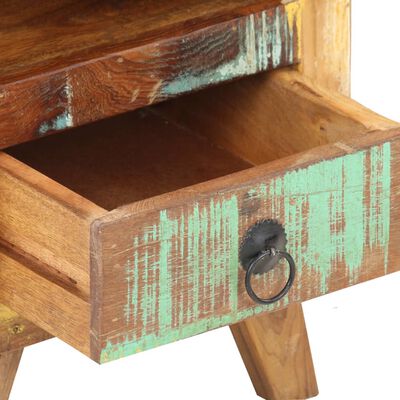 vidaXL Bedside Cabinet 30x30x41 cm Solid Reclaimed Wood