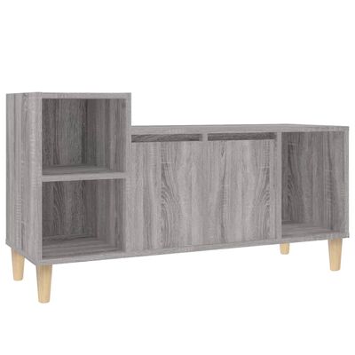 vidaXL TV Cabinet Grey Sonoma 100x35x55 cm Engineered Wood