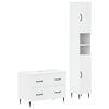 vidaXL 2 Piece Bathroom Cabinet Set HAARLEM White Engineered Wood