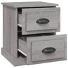vidaXL Bedside Cabinet Grey Sonoma 39x39x47.5 cm Engineered Wood