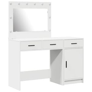 vidaXL Dressing Table 2 pcs White 40 x 41 x 75 cm Engineered Wood