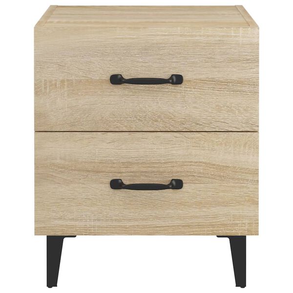 vidaXL Bedside Cabinet Sonoma Oak 40x35x47.5 cm