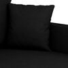 vidaXL 2-Seater Sofa Black 120 cm Fabric