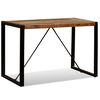 vidaXL Dining Table | Multicolour | Reclaimed wood | 120 cm long | Industrial