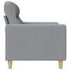 vidaXL Sofa Chair Light Grey 60 cm Fabric