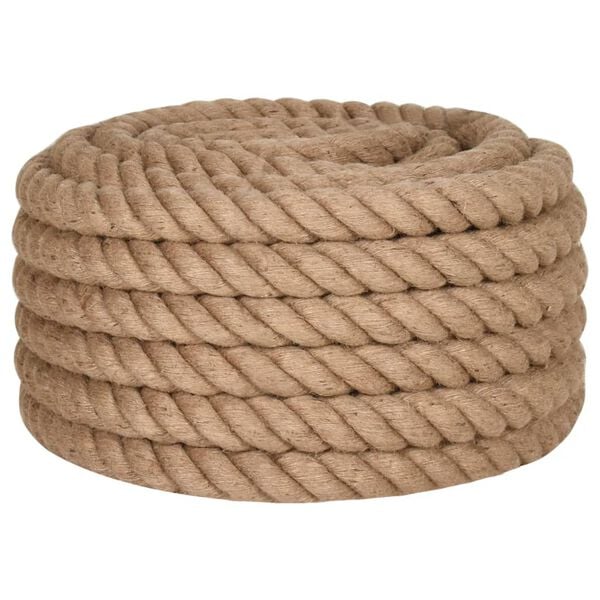 vidaXL Jute Rope 10 m Long 40 mm Thick