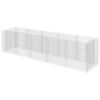 vidaXL Gabion Raised Bed | Silver | Galvanised steel | 450 cm x 90 cm x 100 cm