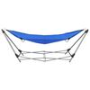 vidaXL Hammock with Foldable Stand Blue