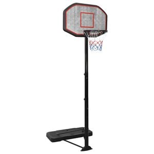 vidaXL Basketball Stand Black 258-363 cm Polyethene